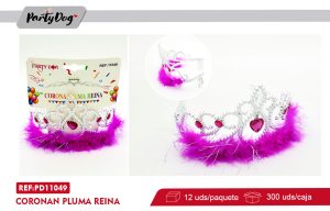 CORONA PLUMA REINA