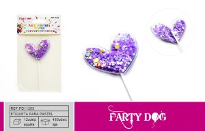 ETIQUETA PARA PASTEL CORAZON