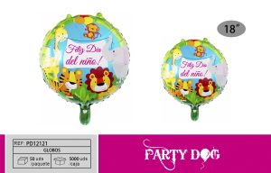GLOBOS METALICO 18 PULGADA NIÑOS 50PCS