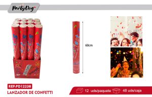 lanzador de confetti 60cm 30G X12