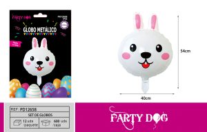 GLOBO METALICO PASCUA 40*54cm