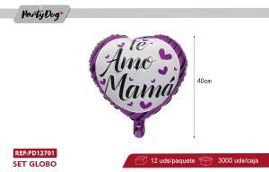 GLOBO METALICO MAMA 18PULGADA 50PCS