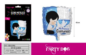 GLOBO METALICO BAUTIZO 18PULGADA