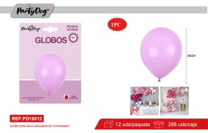GLOBO LATEX PASTEL R18 45CM 1PCS FUCSIA