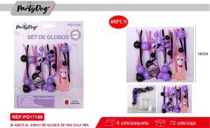 SET DE GLOBOS LARGO DESPEDIDA SOLTERA  48PCS