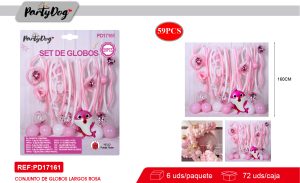 SET DE GLOBOS LARGO BABY SHARK 59PCS