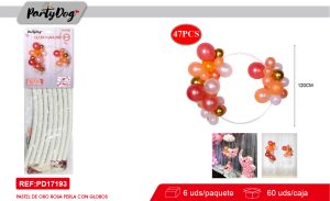 SET DE GLOBOS ARCO REDONDO 46PCS