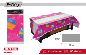MANTEL PLASTICO 108*220CM