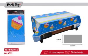 MANTEL PLASTICO 108*220CM