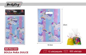BOLSA PARA DULCE 16.5*25CM 8PCS