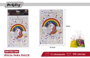 BOLSA PARA DULCE 16.5*25CM 8PCS