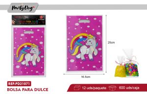 BOLSA PARA DULCE 16.5*25CM 8PCS