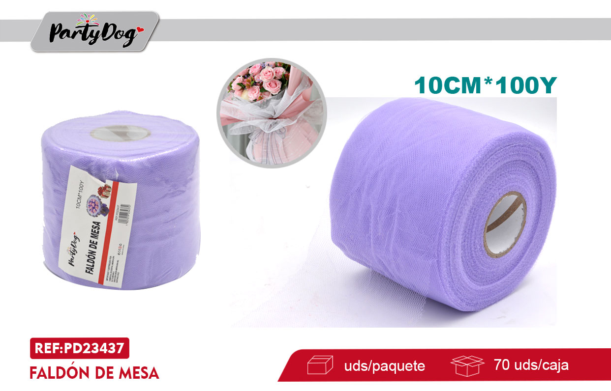 Rollo De Tul Para Decoración 32cm X 23mts Fiestas