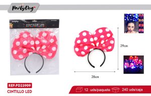 CINTILLO LED MICKY FUCSIA