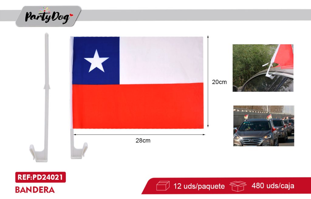 BANDERA PARA AUTO 20*28CM X12 UNIDADES – Mayorista Cotillón Party ...