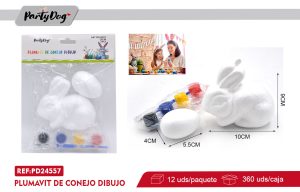 PLUMAVIT DE CONEJO Y HUEVO DIBUJO