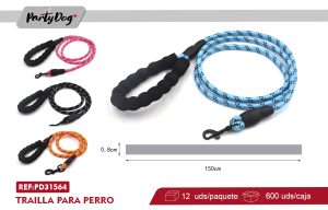 TRAILLA PARA PERRO 0.8X150CM