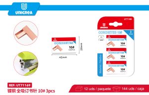 Corchetes Cobrizados 10# 3PCS