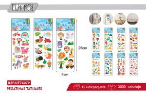 PEGATINAS ADHESIVAS 9*25CM X 12