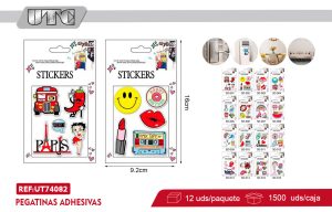 PEGATINAS ADHESIVAS 9.2*16CM X 12