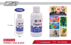 TEMPERAS 120ML BLANCO