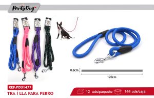 Traílla para perro 0.8*120CM