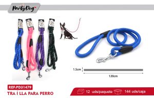 Traílla para perro 1.5X120CM