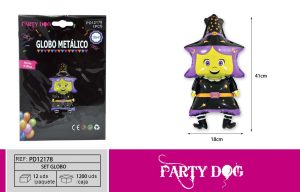 MINI GLOBO METALICO HALLOWEEN