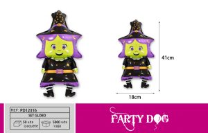 MINI GLOBO METALICO HALLOWEEN 50PCS