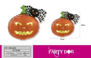 MINI GLOBO METALICO HALLOWEEN 50PCS