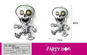 MINI GLOBO METALICO HALLOWEEN 50PCS