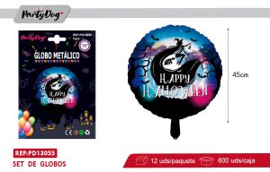 GLOBO METALICO HALLOWEEN 18 PULGADA