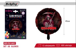 GLOBO METALICO HALLOWEEN 18 PULGADA