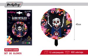 GLOBO METALICO HALLOWEEN 18 PULGADA