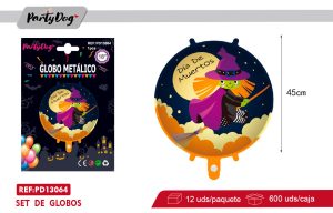 GLOBO METALICO HALLOWEEN 18 PULGADA