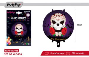 GLOBO METALICO HALLOWEEN 18 PULGADA