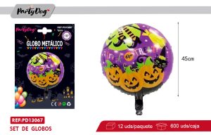 GLOBO METALICO HALLOWEEN 18 PULGADA