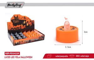 Luces Led VELA halloween 3.5*3CM X24 UNI