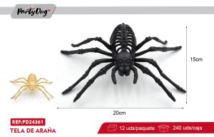 ARAÑA HALLOWEEN 20*15CM