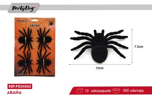 ARAÑA 7.5*12CM 4PCS