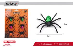 ARAÑA 6PCS 6*7CM