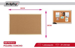 PIZARRA CORCHO 20*30CM