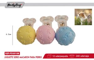 JUGUETE SERIE MACARON PARA PERRO