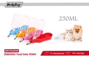 BEBEDERO VIAJE PARA PERRO 250ml