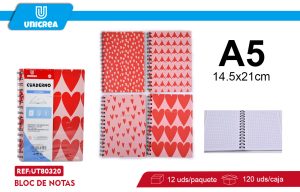 CUADERNO UNIVERSITARIO A5 7MM 80HOJAS X 12UNI