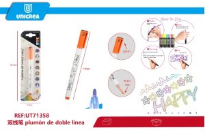 Marcadores Rotuladores Mágicos Doble Línea Metalizados