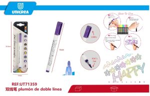 Marcadores Rotuladores Mágicos Doble Línea Metalizados