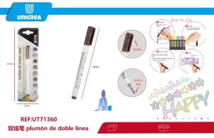 Marcadores Rotuladores Mágicos Doble Línea Metalizados