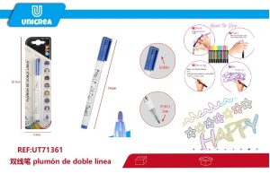 Marcadores Rotuladores Mágicos Doble Línea Metalizados