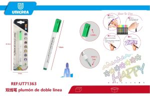 Marcadores Rotuladores Mágicos Doble Línea Metalizados